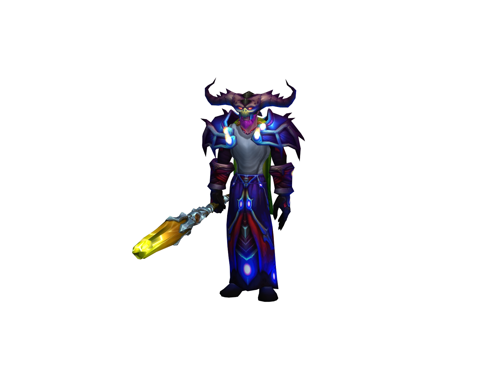 Locktesting 3D character render