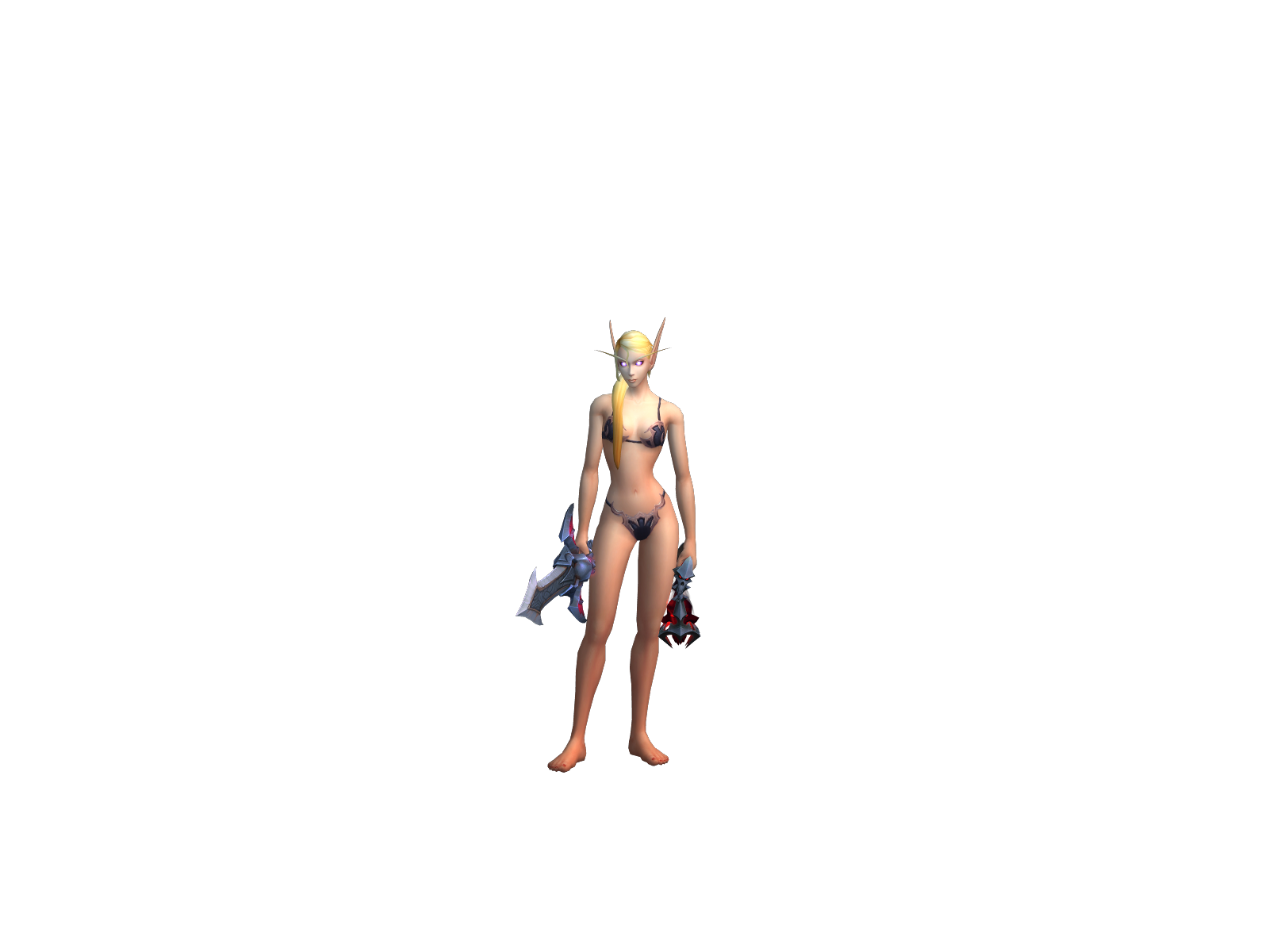 Demonlocked 3D character render