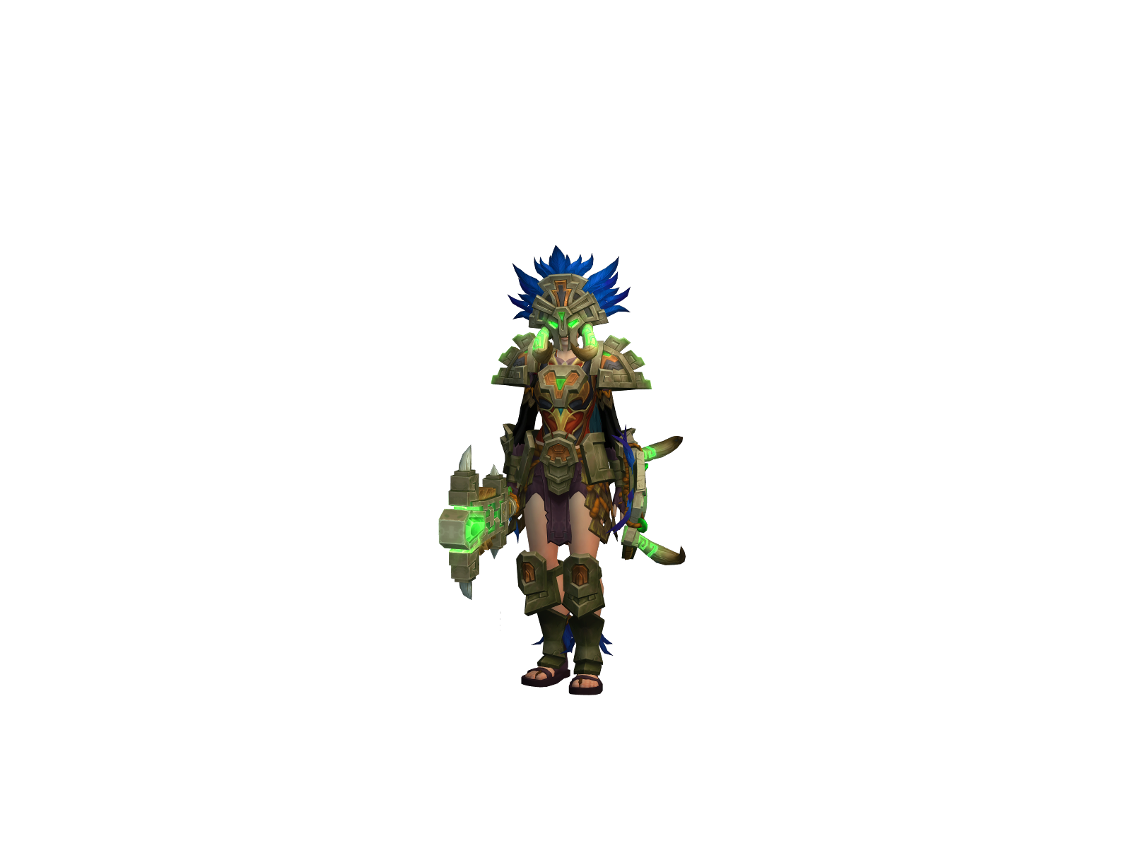 Ekó 3D character render