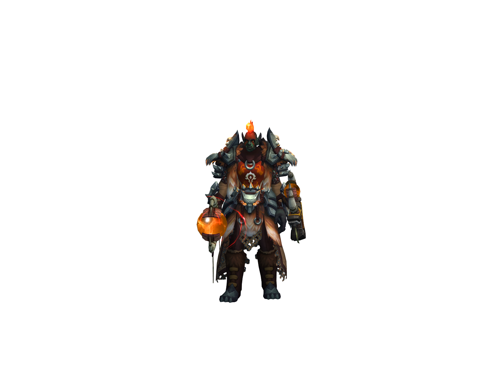 Shamanizêr 3D character render