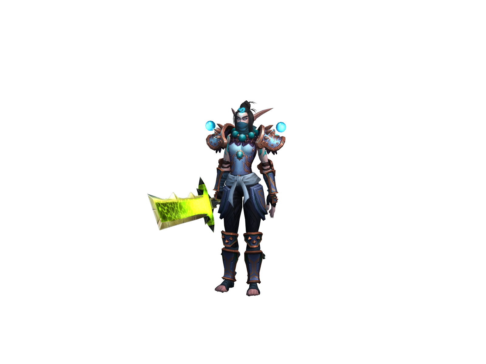 Muflex 3D character render