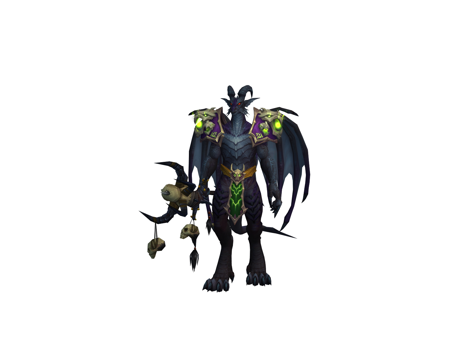 Trickyowlk 3D character render
