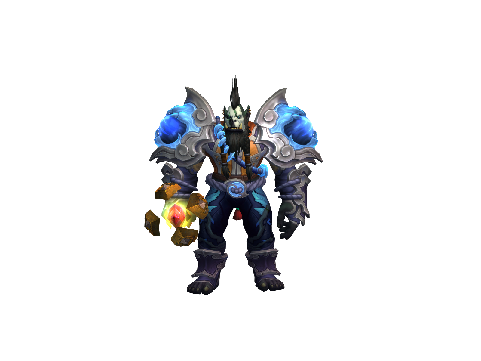 Tenebor 3D character render