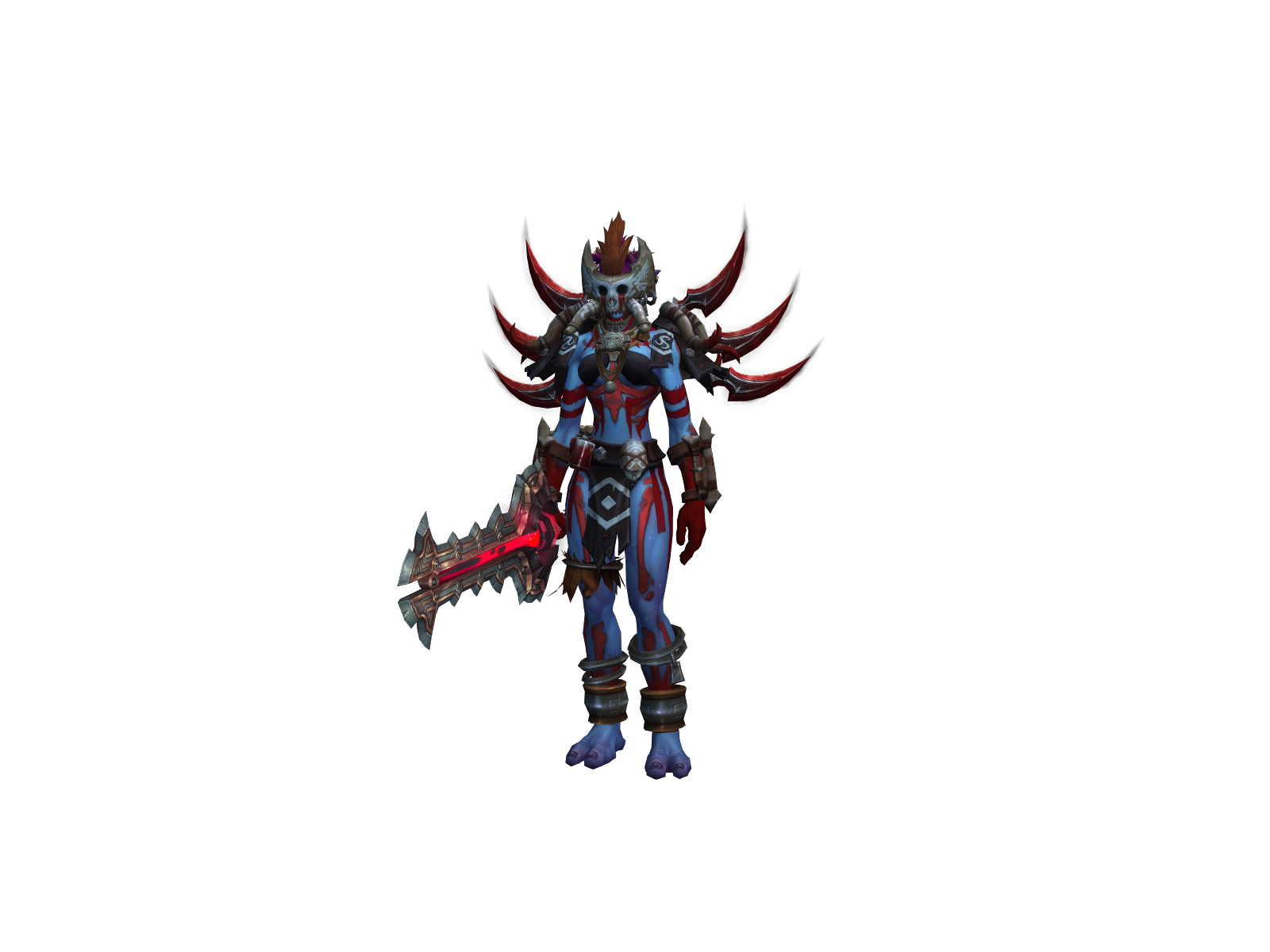 Zulamaniac 3D character render