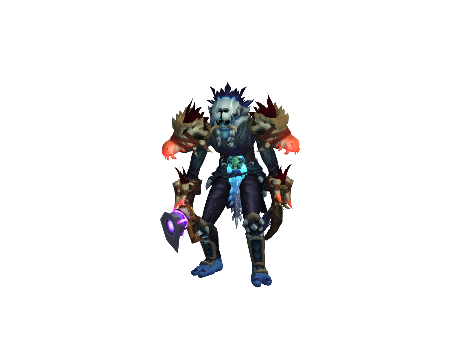 Arakoon 3D character render