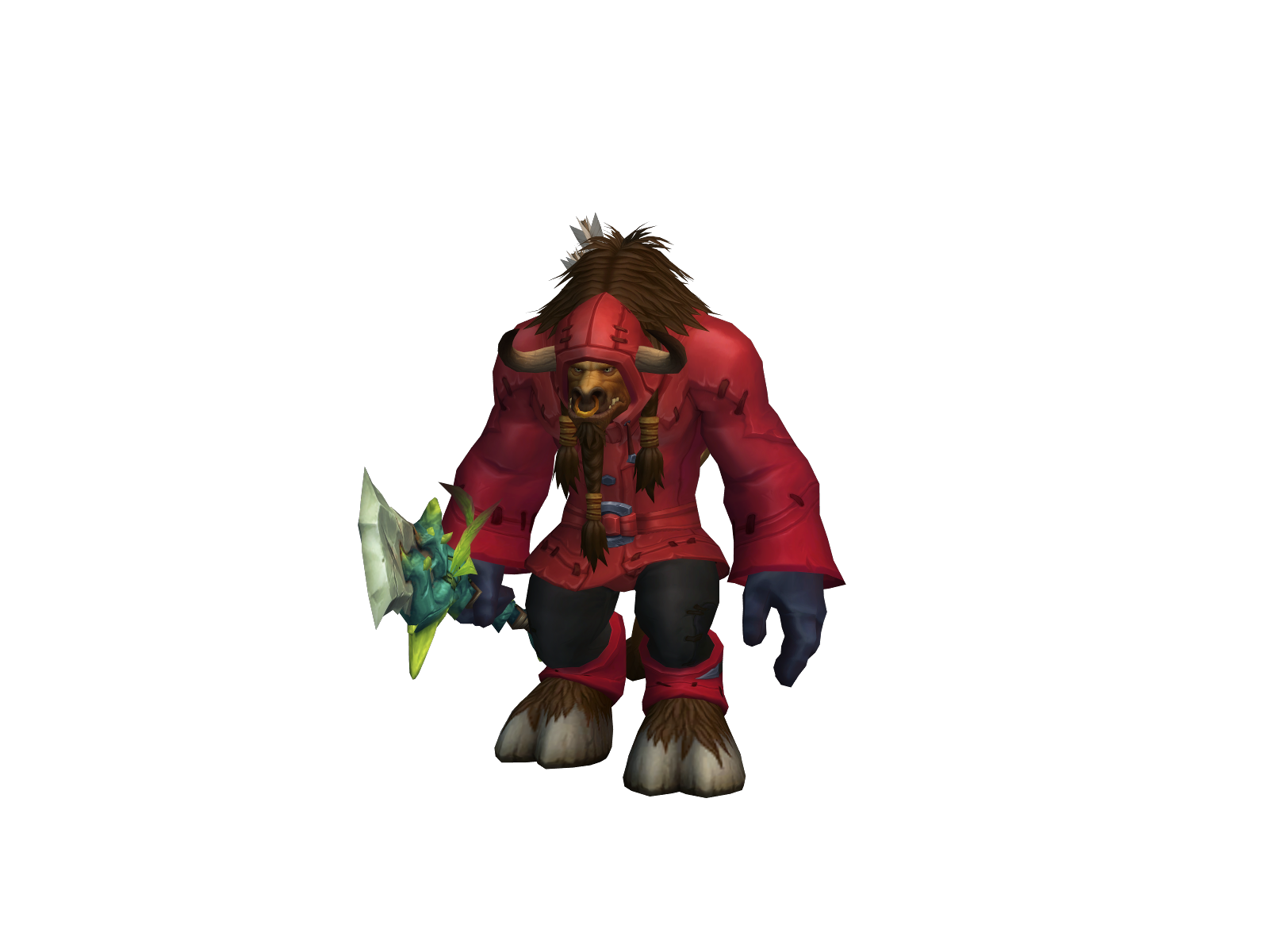Pobecaer 3D character render
