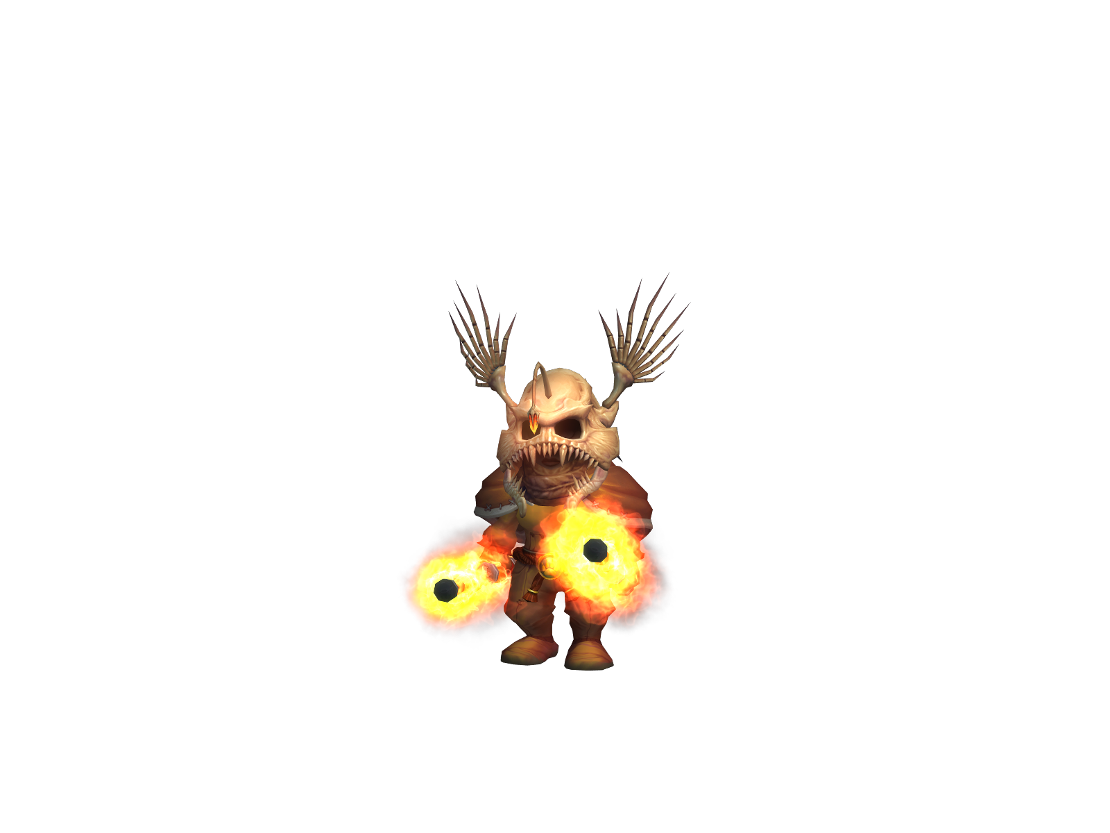 Whistlebeast 3D character render