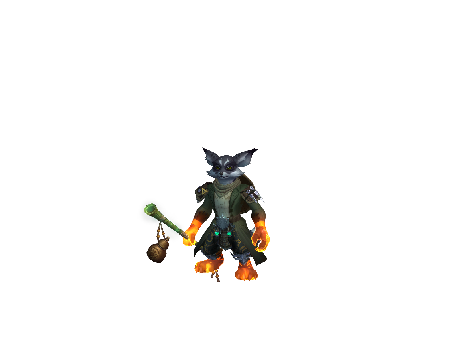 Quaine 3D character render