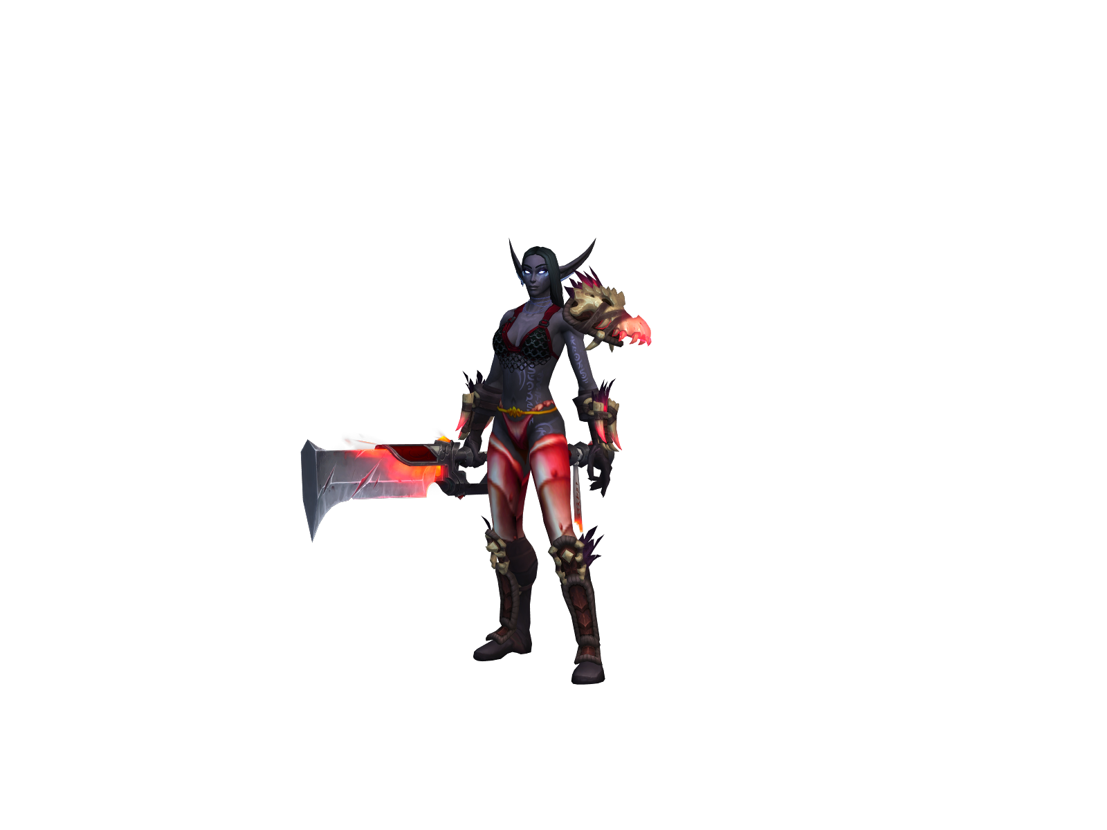 Samodiva 3D character render
