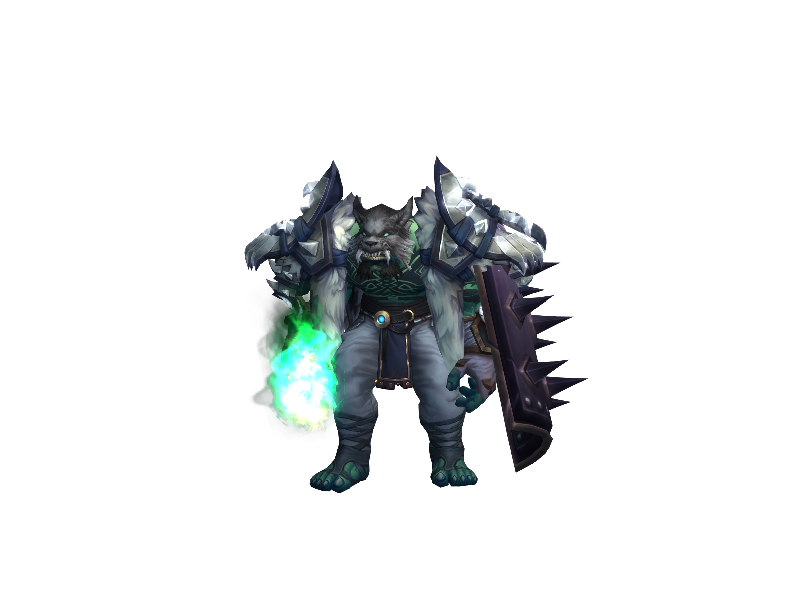 Krakling 3D character render