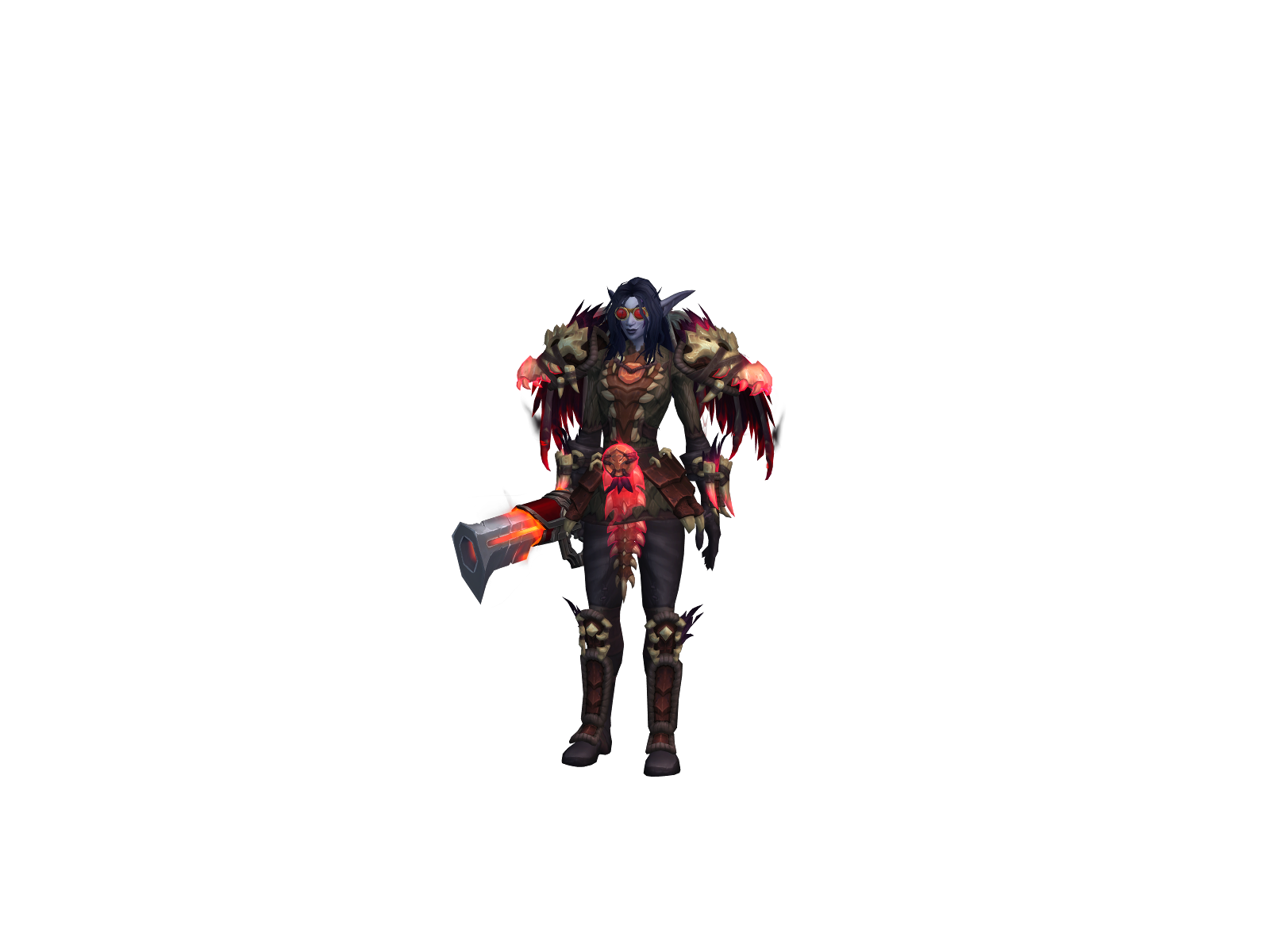 Clarouflage character render