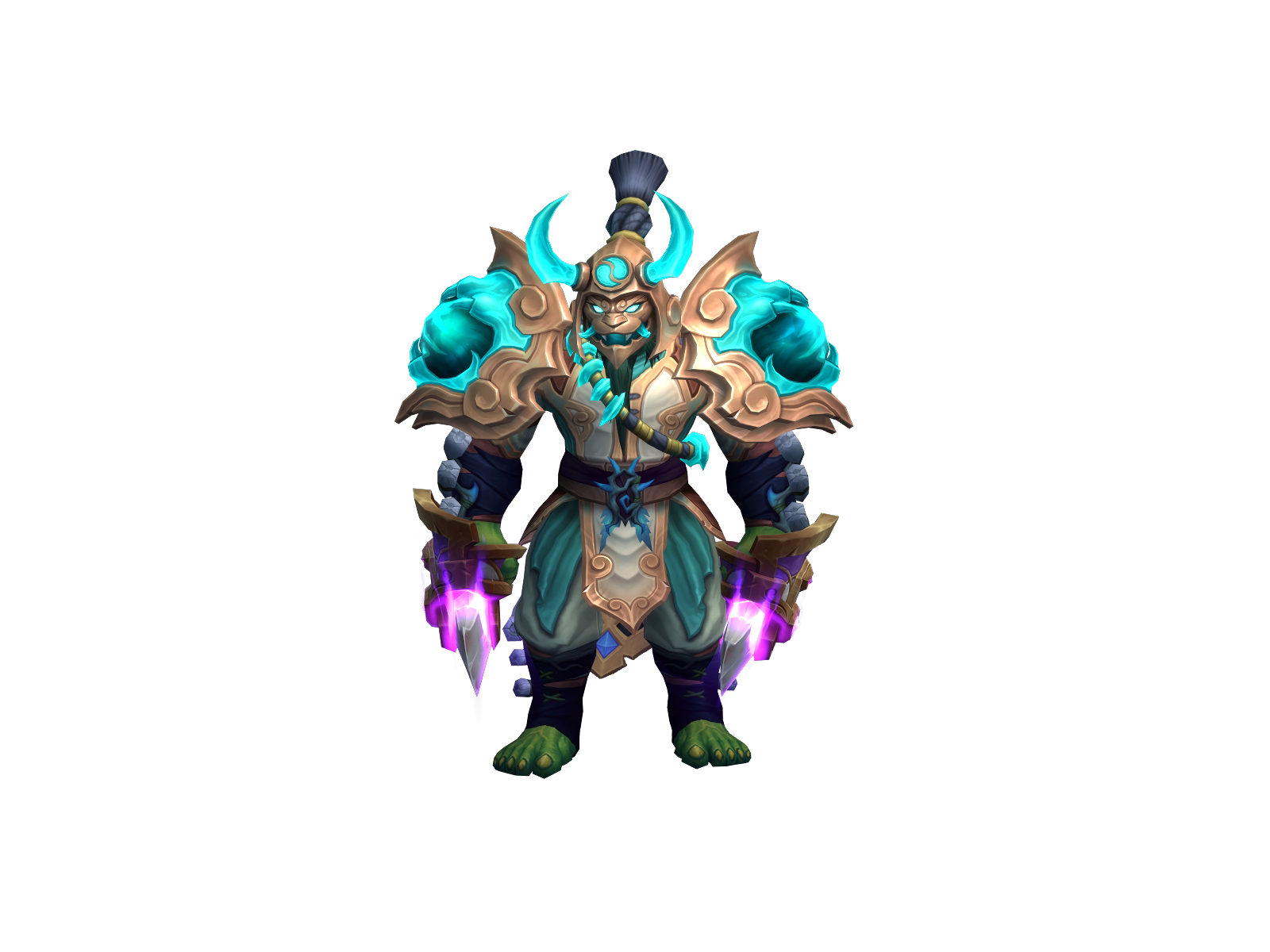Moduchanyû 3D character render