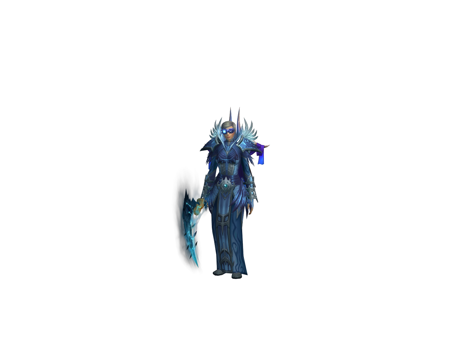 Sêvval 3D character render