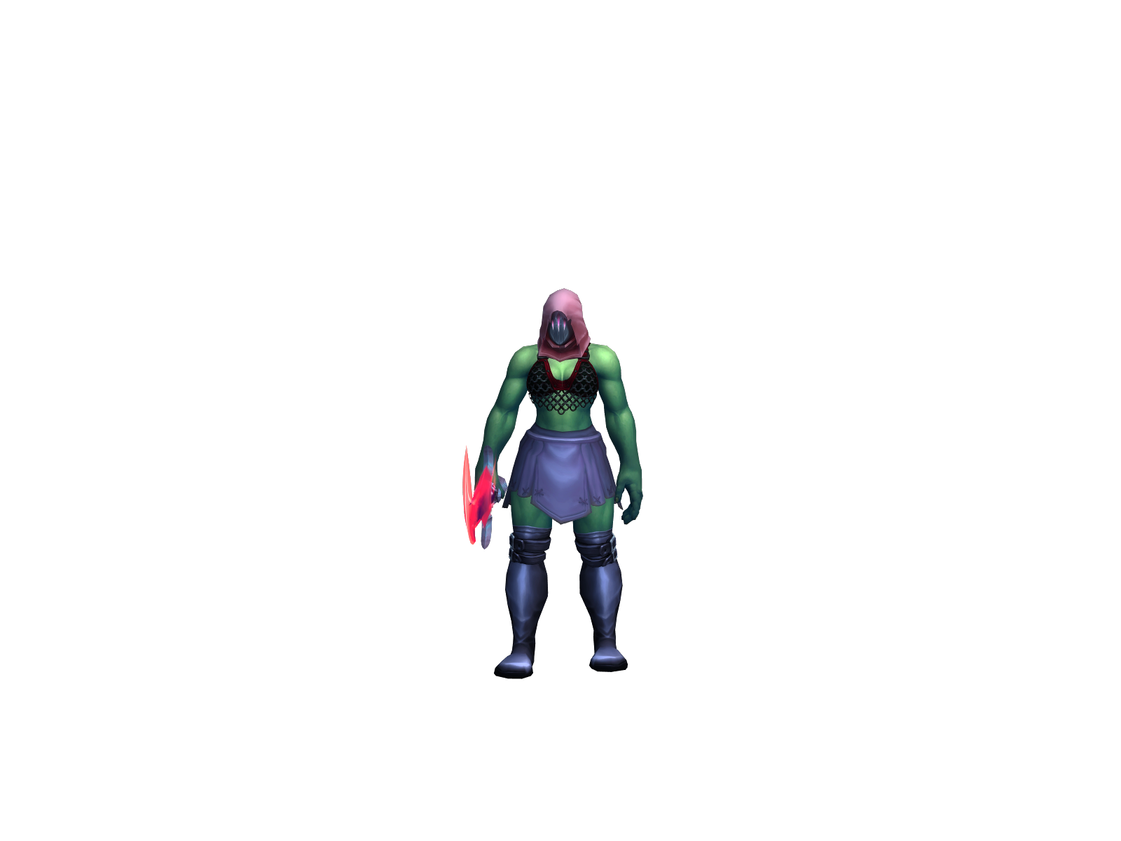 Damador 3D character render