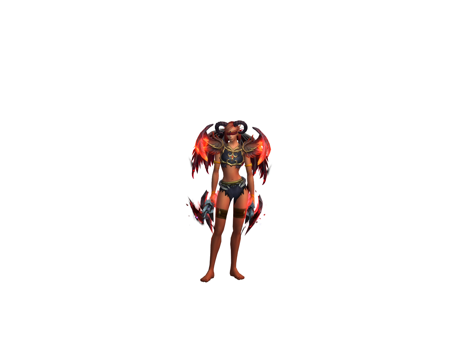 Nindral 3D character render