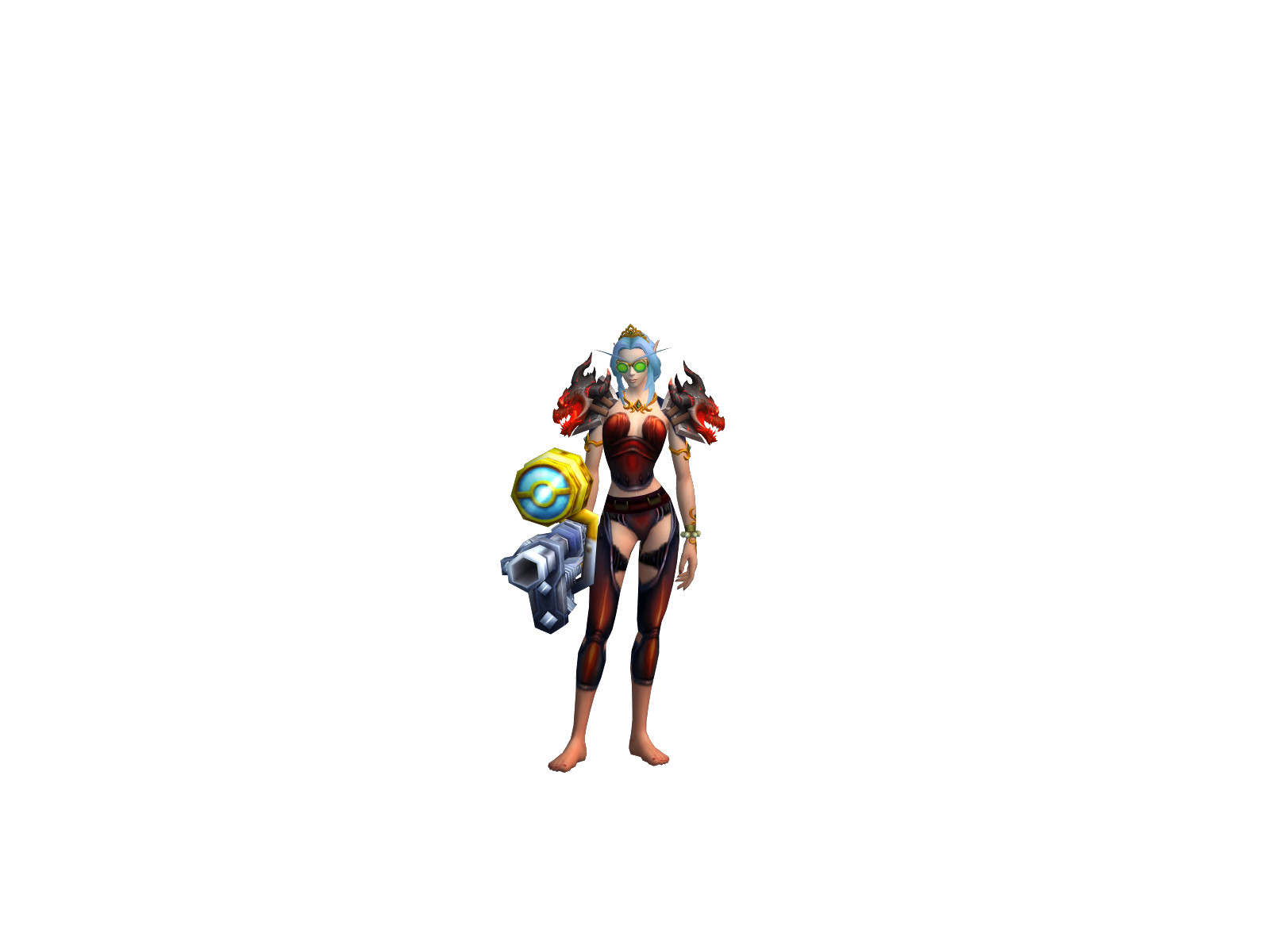 Aliiana 3D character render