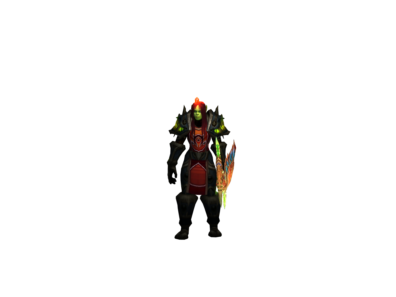 Huntrêss 3D character render