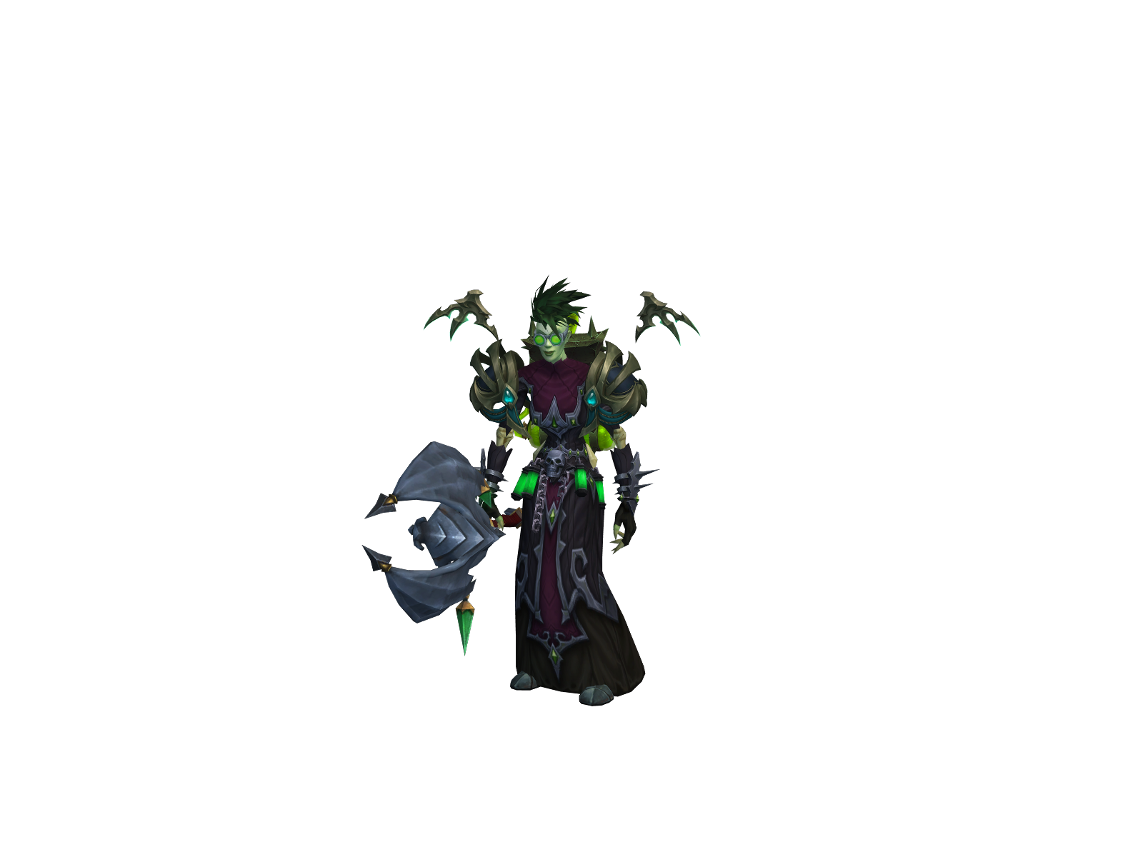 Shadowboness 3D character render