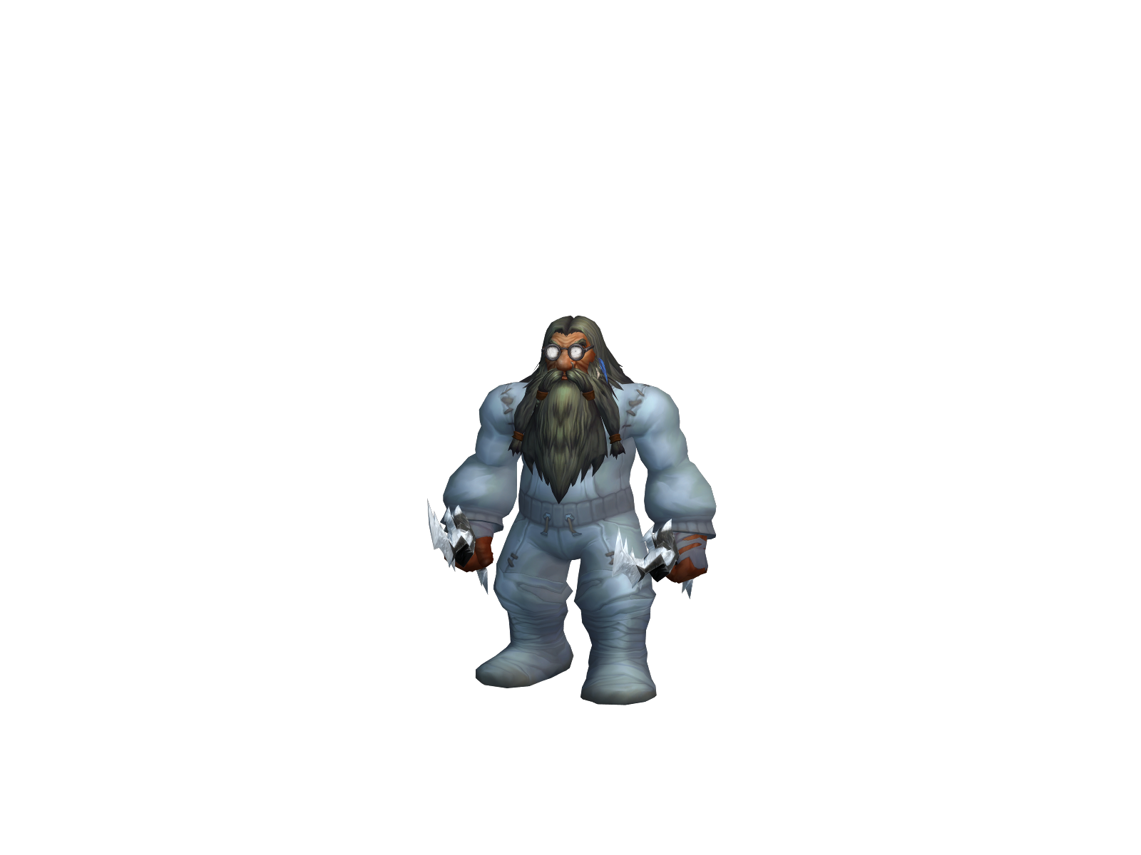 Skymningbög 3D character render