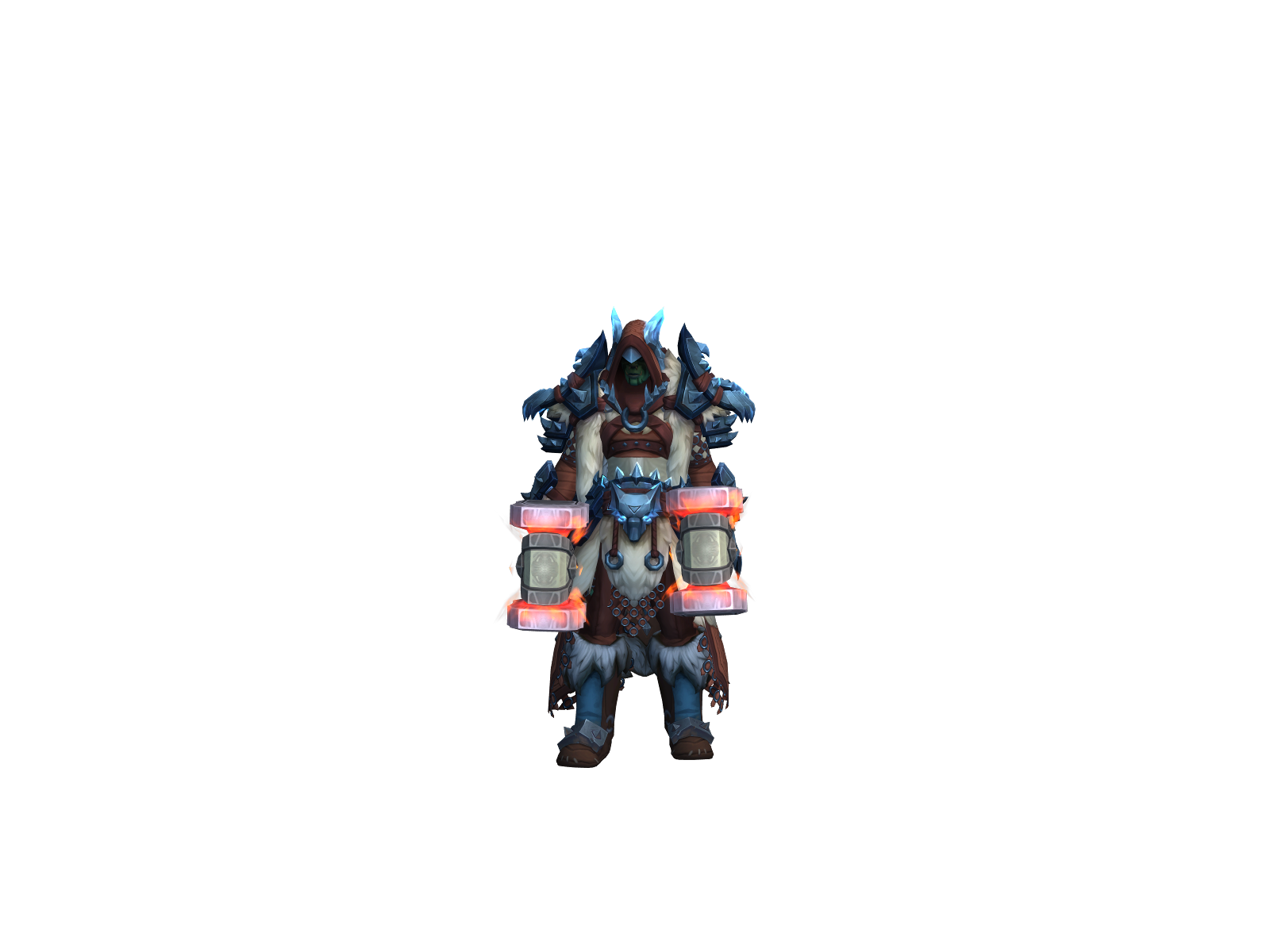 Zapped 3D character render