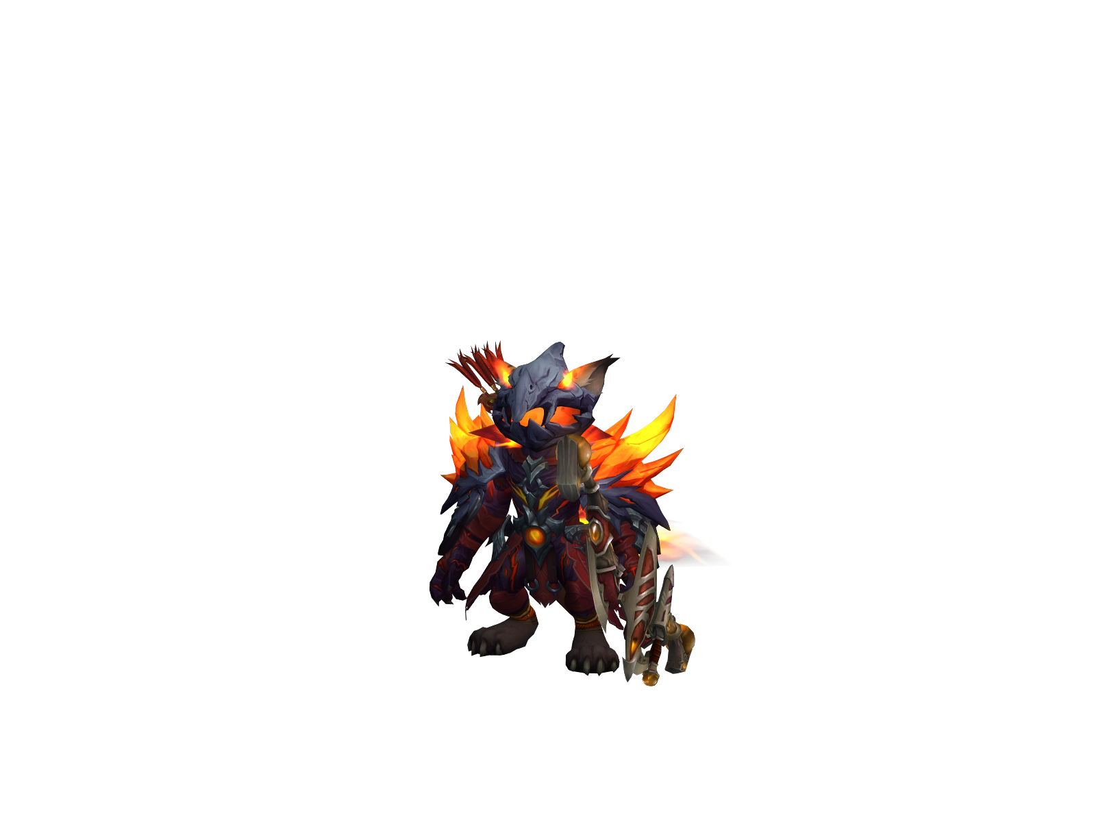 Tricktin 3D character render