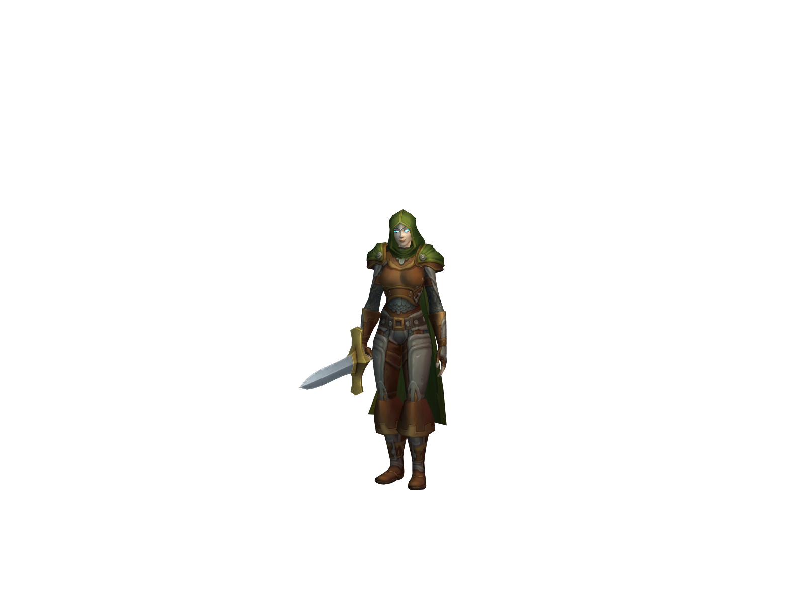 Heelt 3D character render