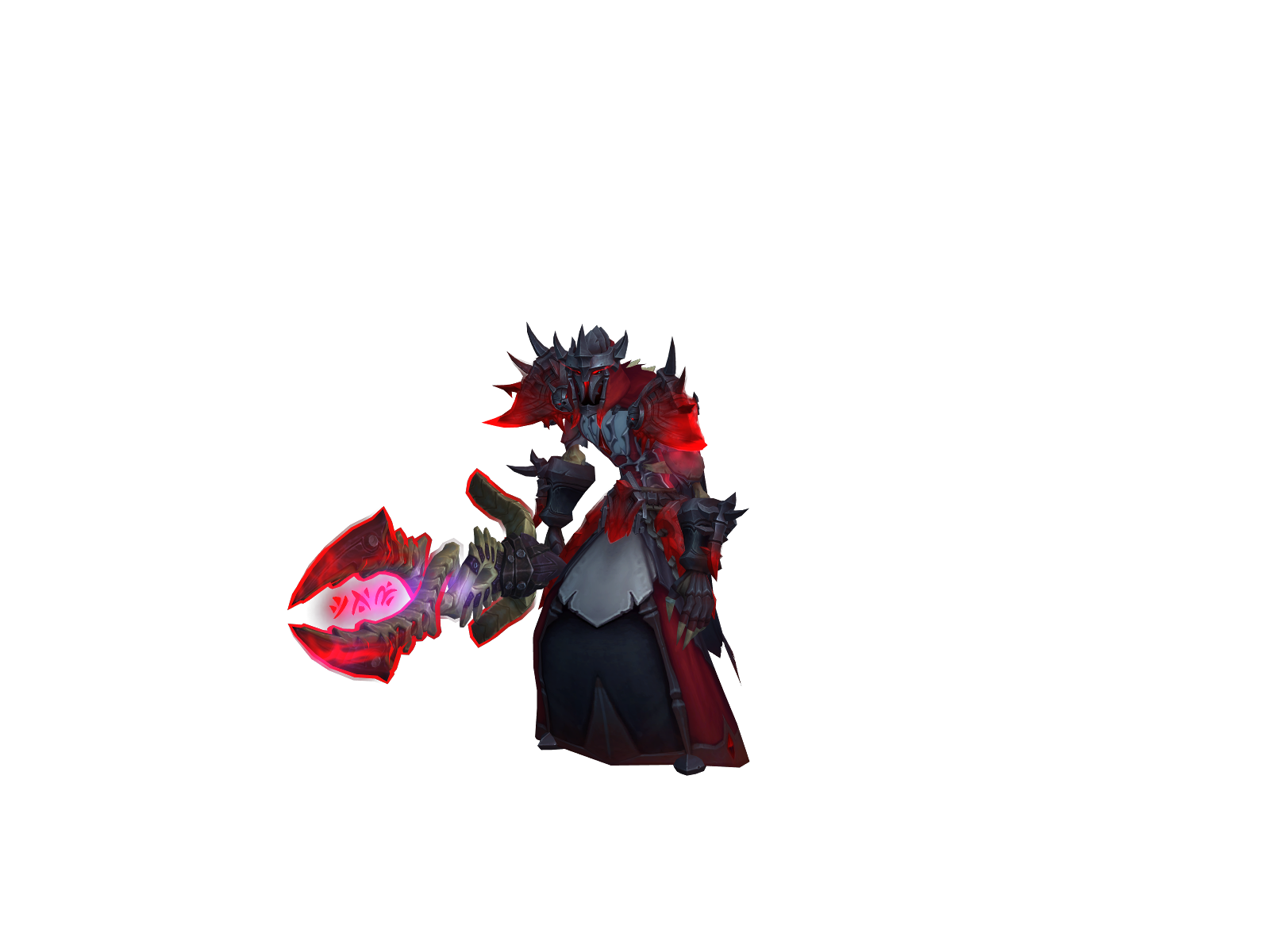 Blækill 3D character render