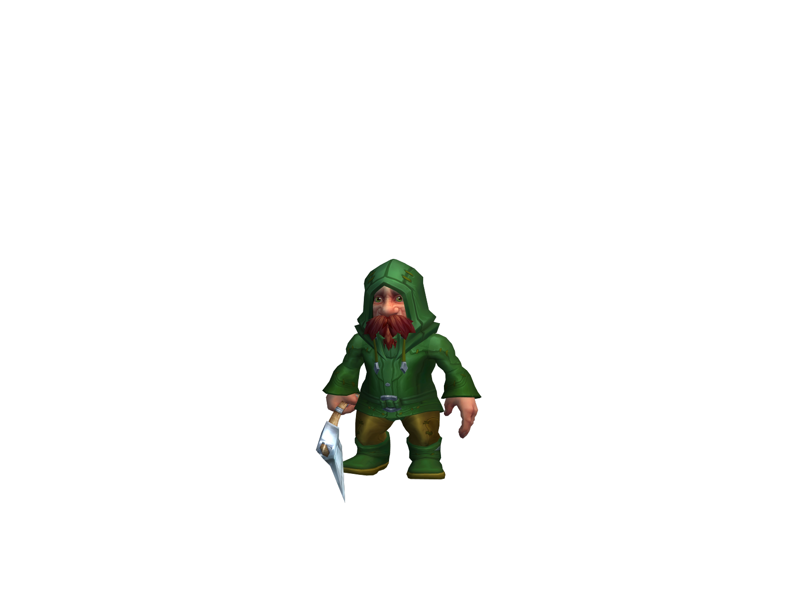 Angrymidget 3D character render