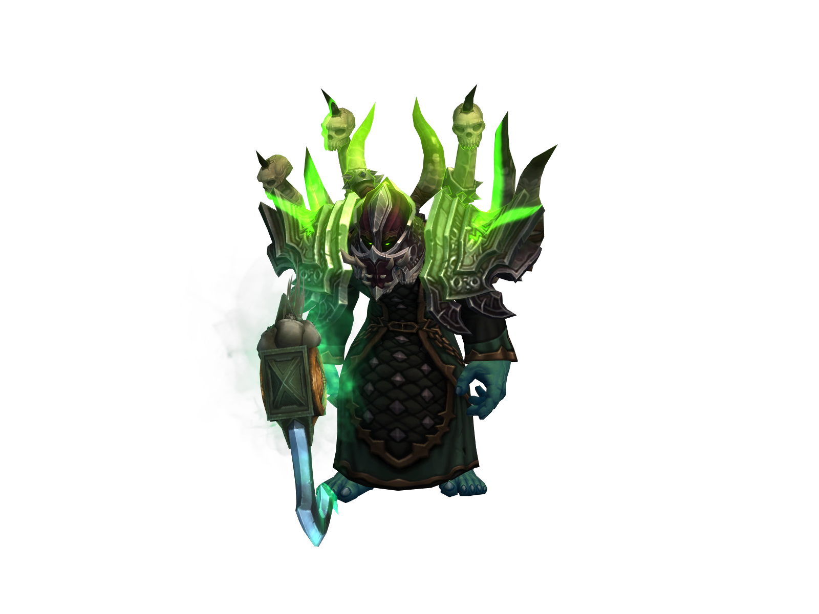 Shavehands 3D character render