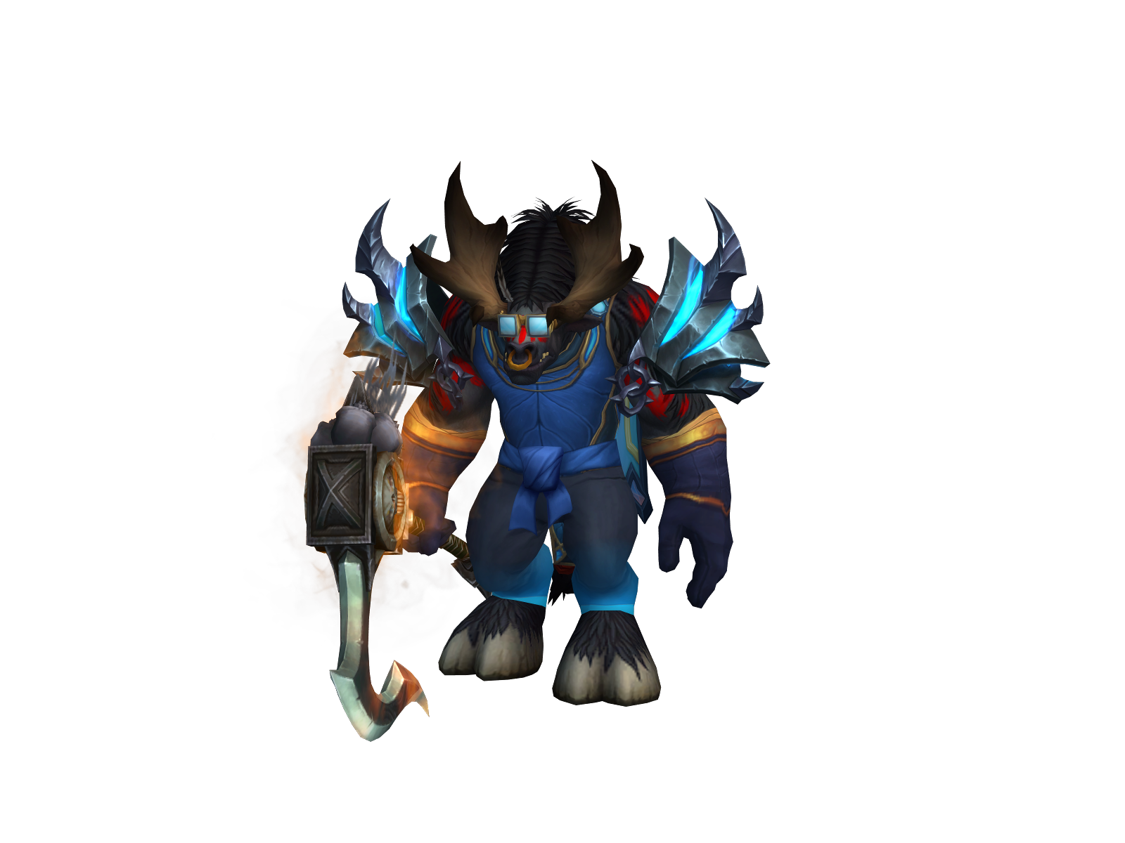 Ngolokante 3D character render