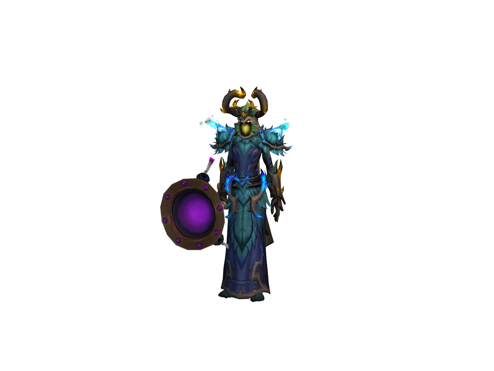 Chidorî 3D character render