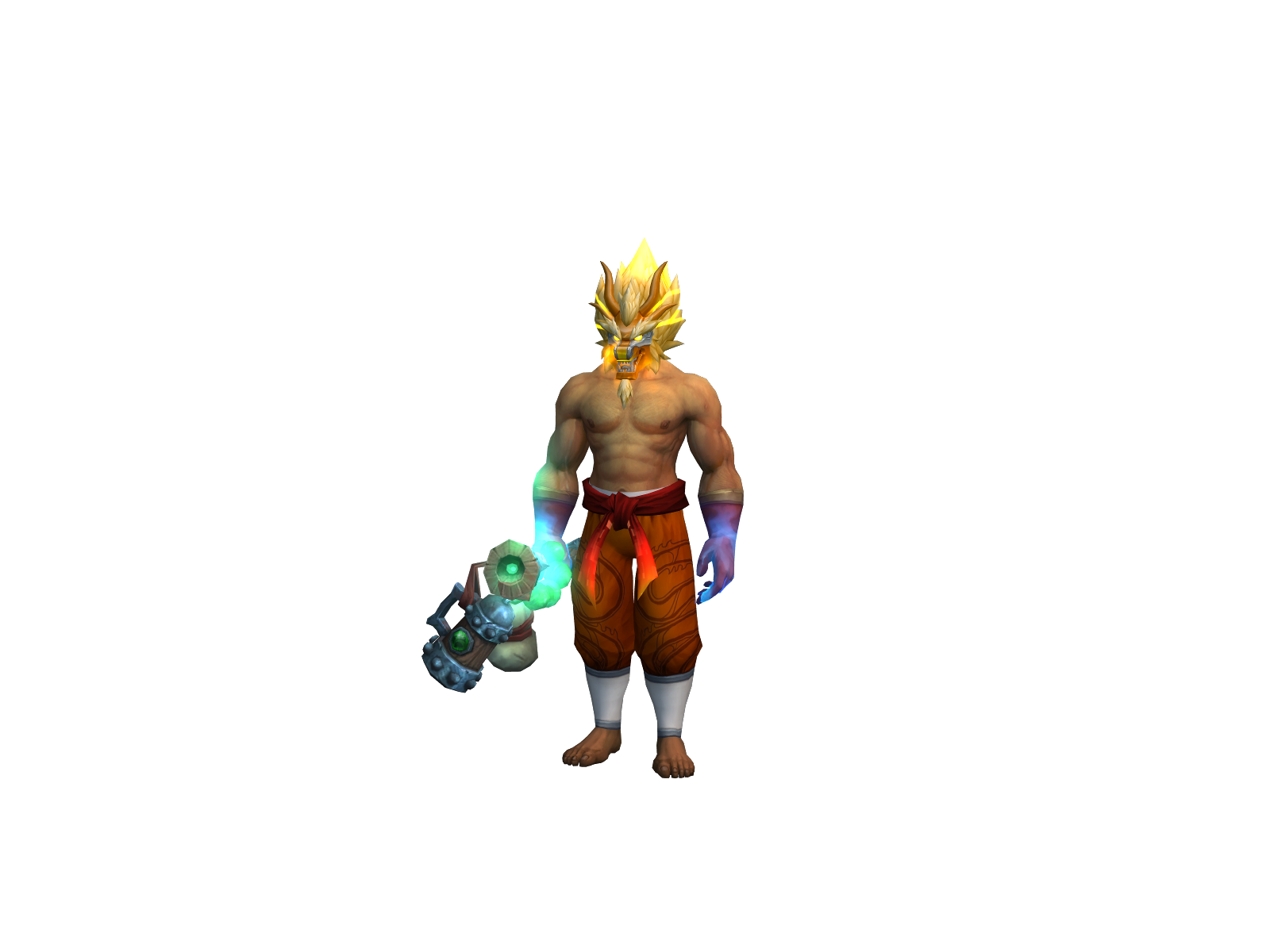 Pugaa 3D character render
