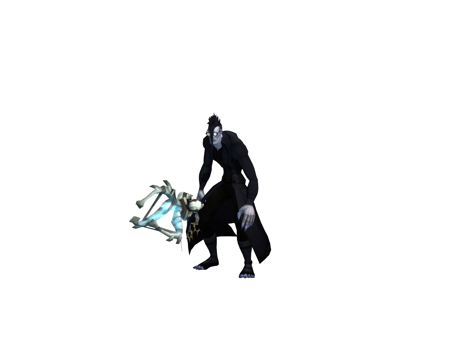 Milkprep 3D character render