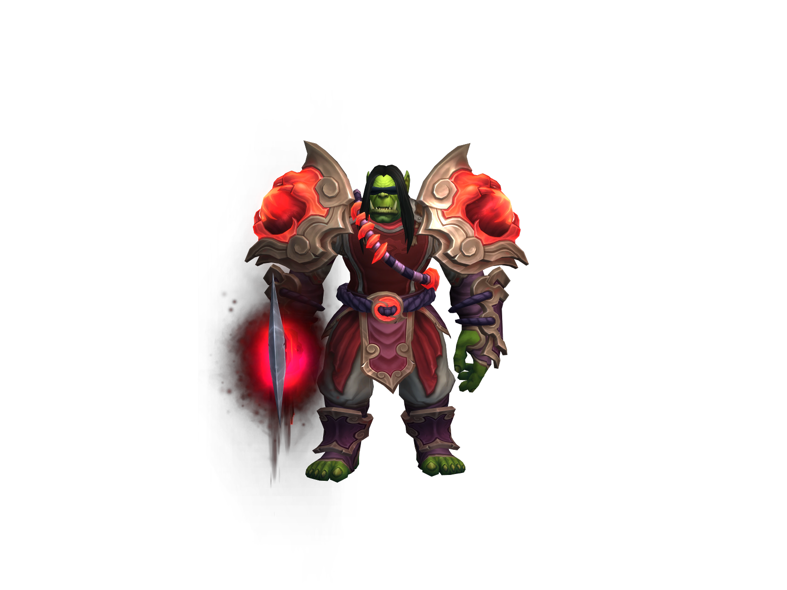 Map 3D character render