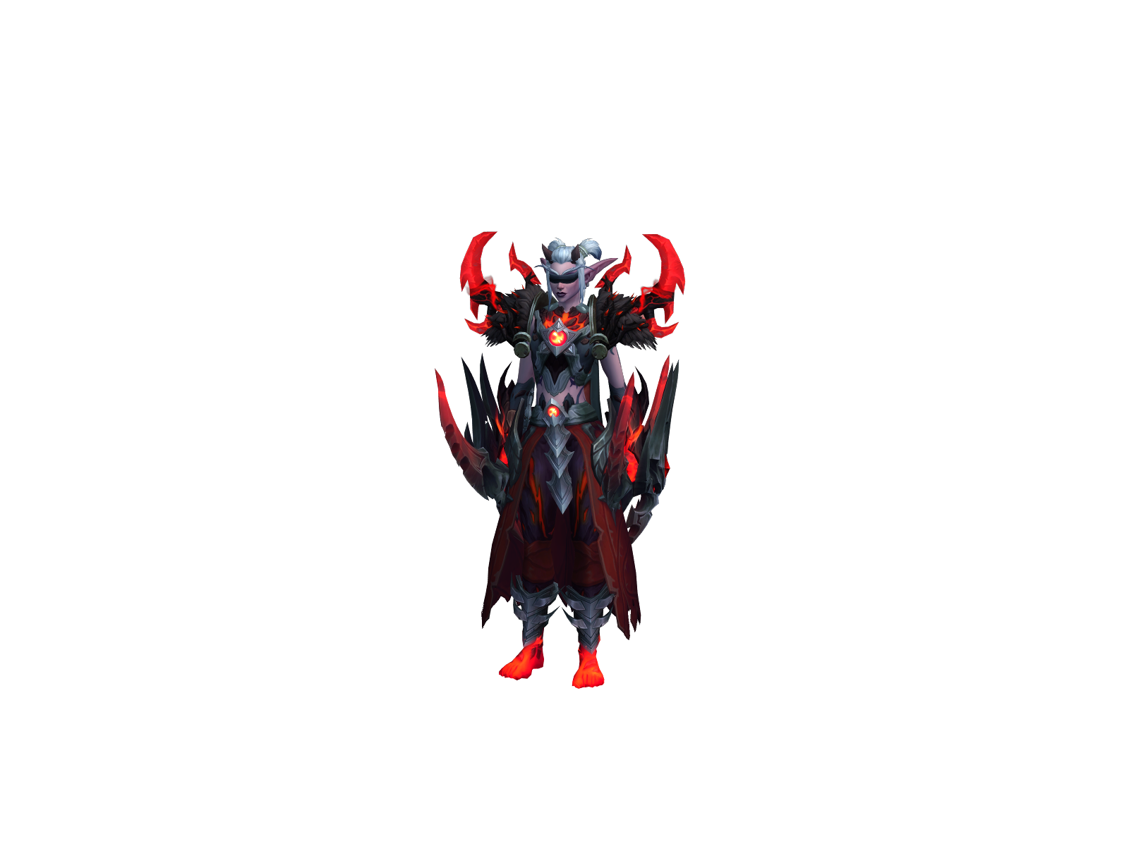 Simendemon 3D character render