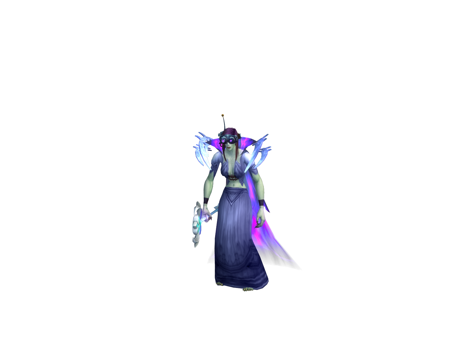 Eviepriest 3D character render