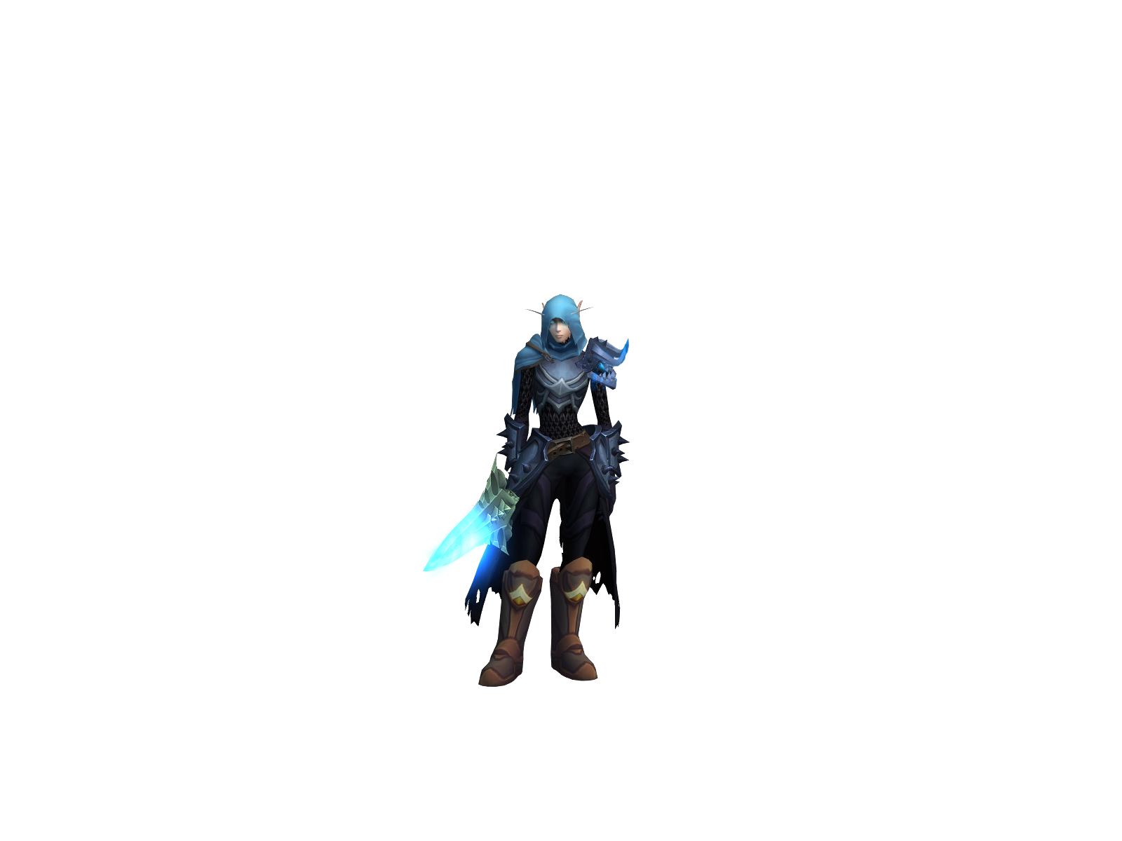 Pugadk 3D character render