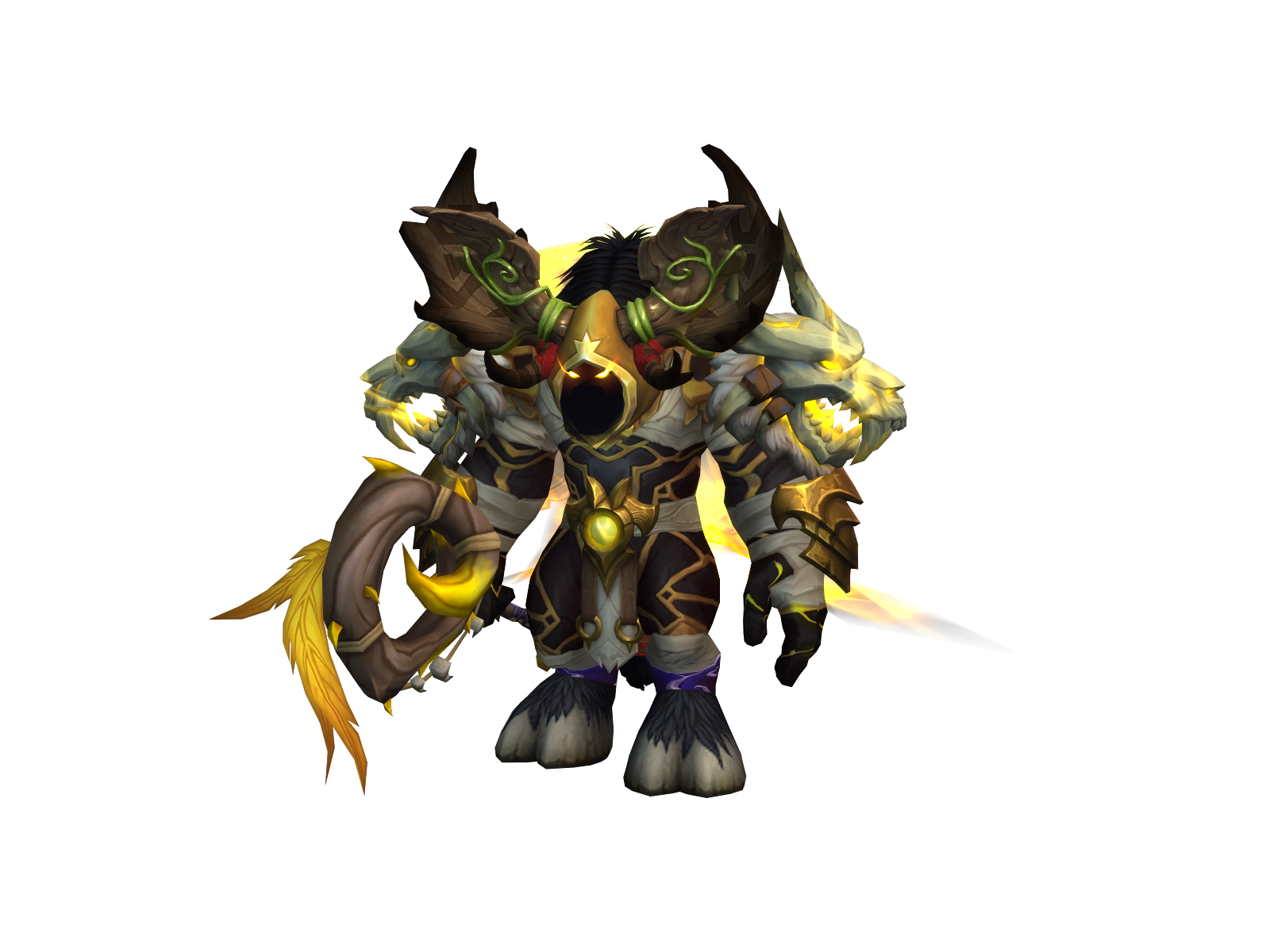 Pureferal 3D character render