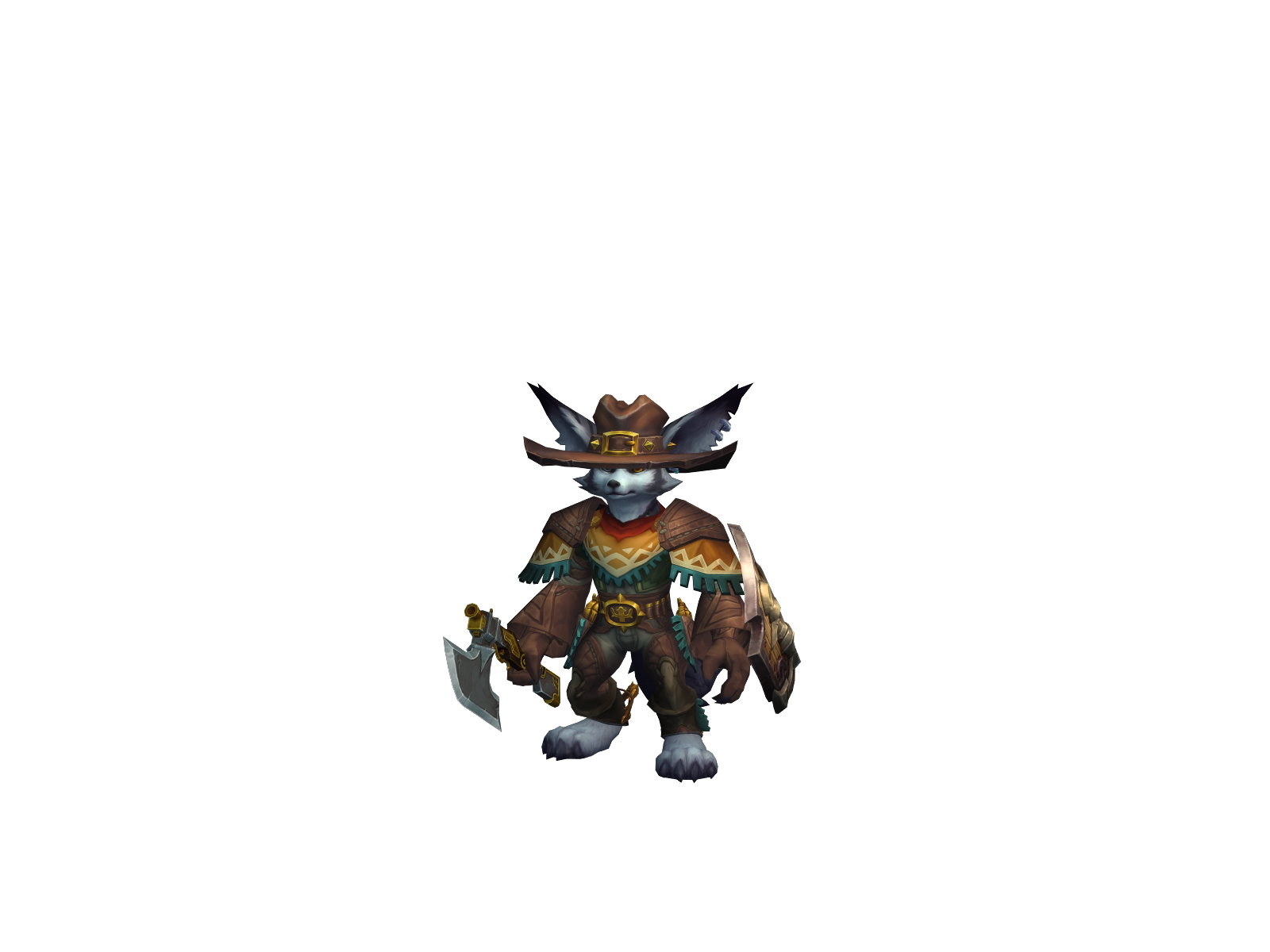 Rukari 3D character render