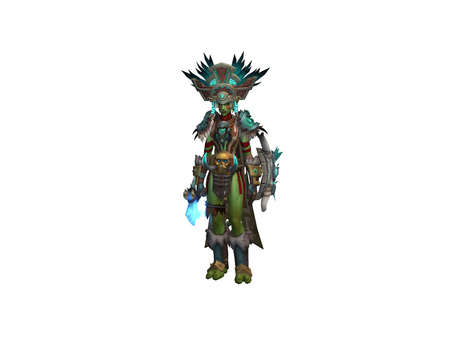 Voodoomasta 3D character render