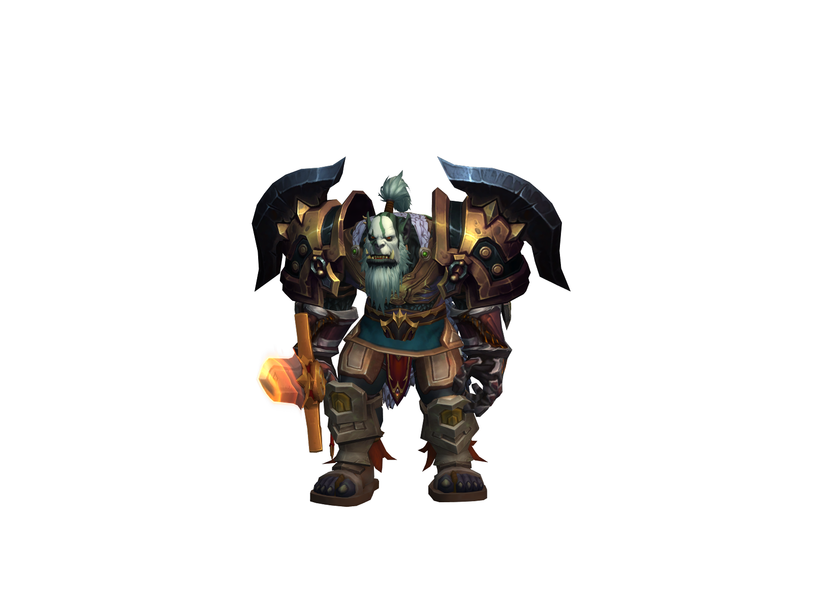 Gokù 3D character render
