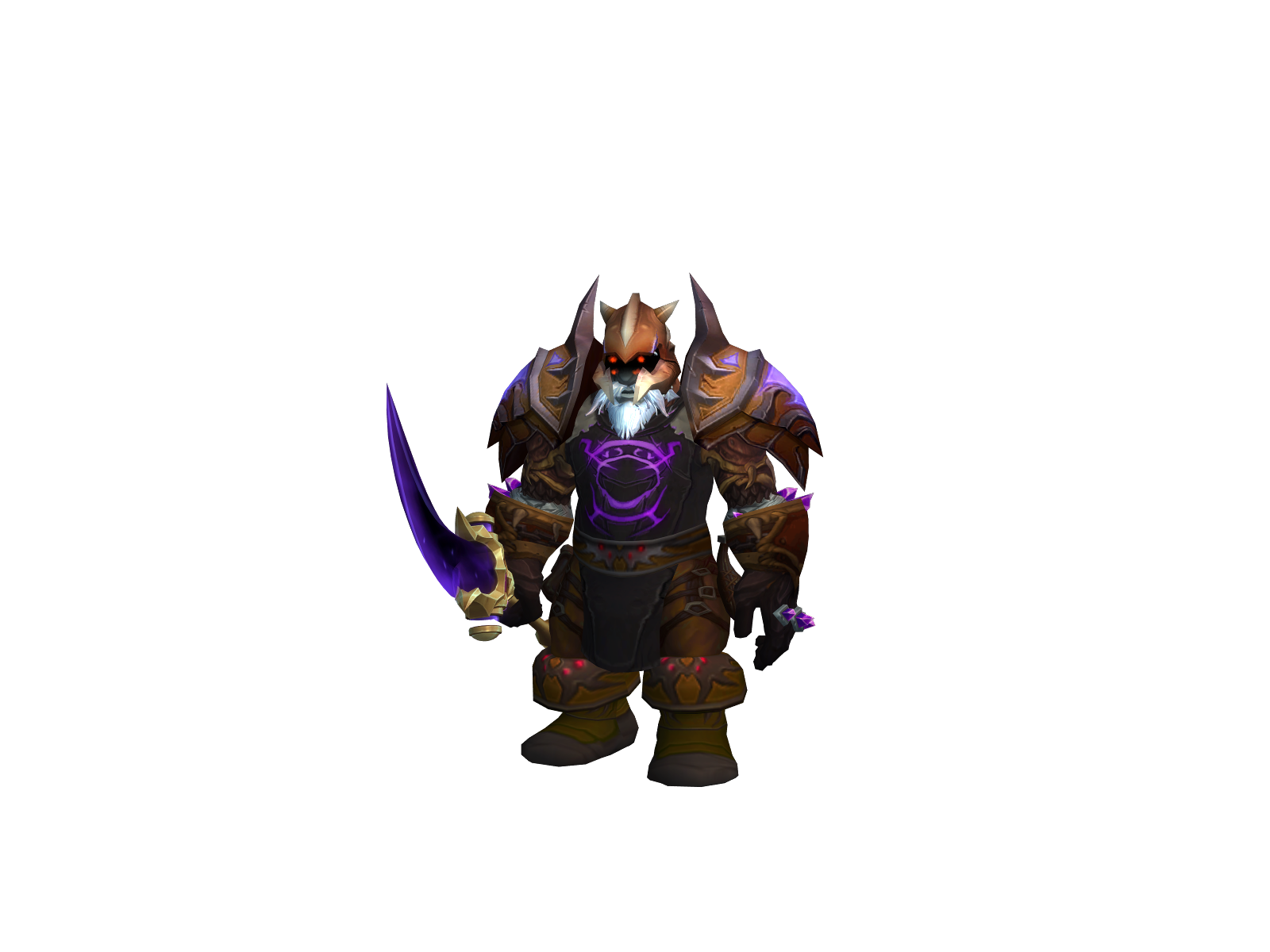 Wolvohuntr 3D character render