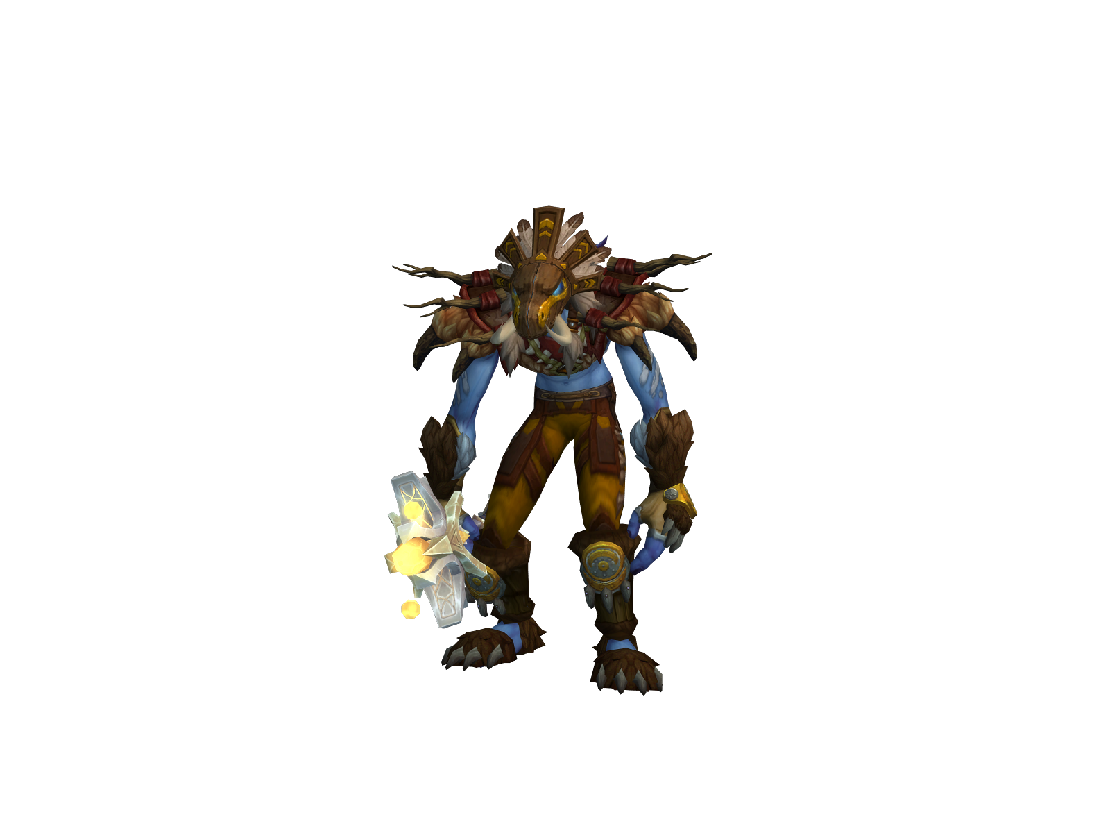 Vuffedruid 3D character render