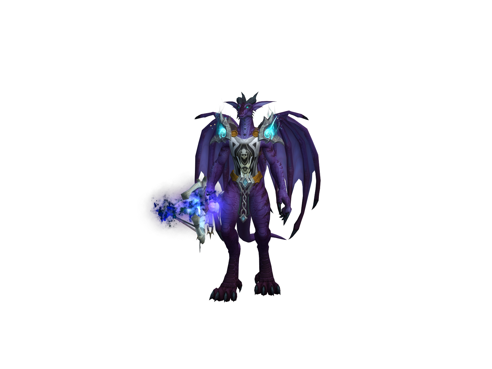 Dragondinde 3D character render