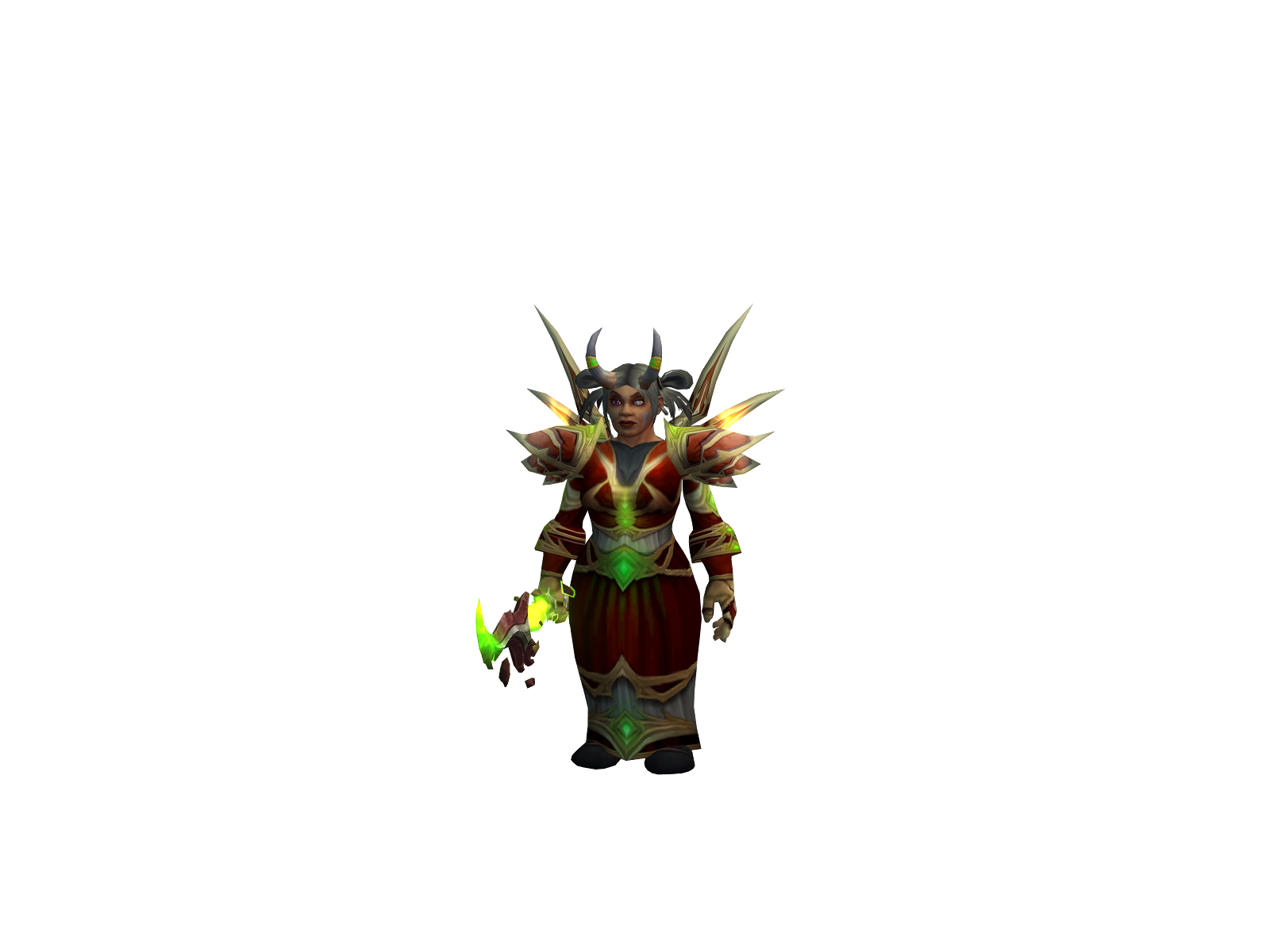 Hell 3D character render