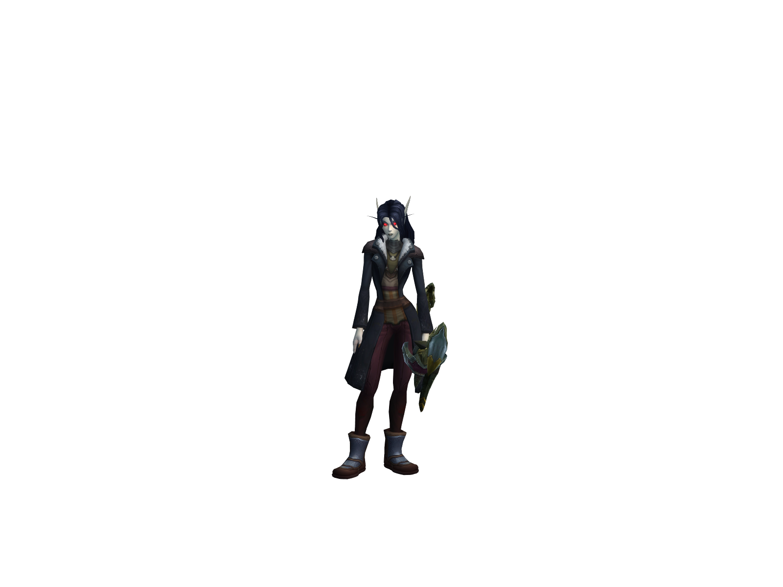 Sigh 3D character render