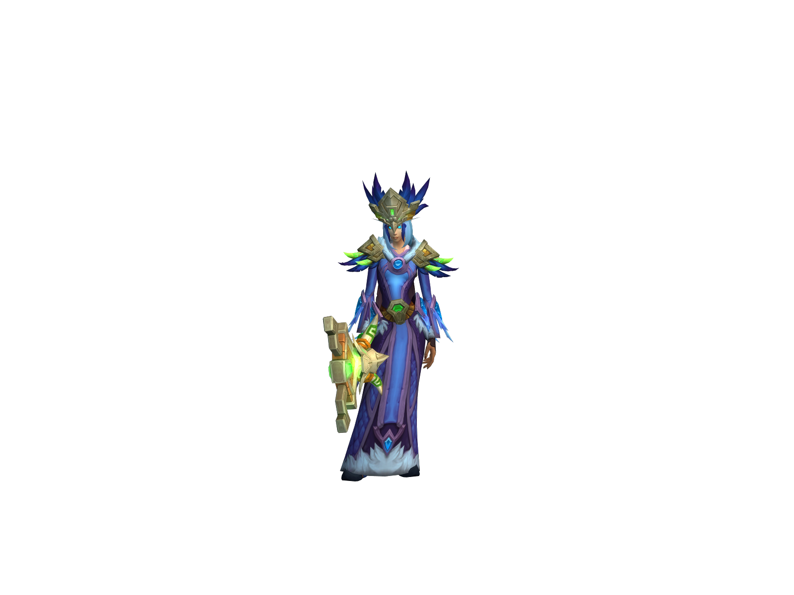 Shupering 3D character render
