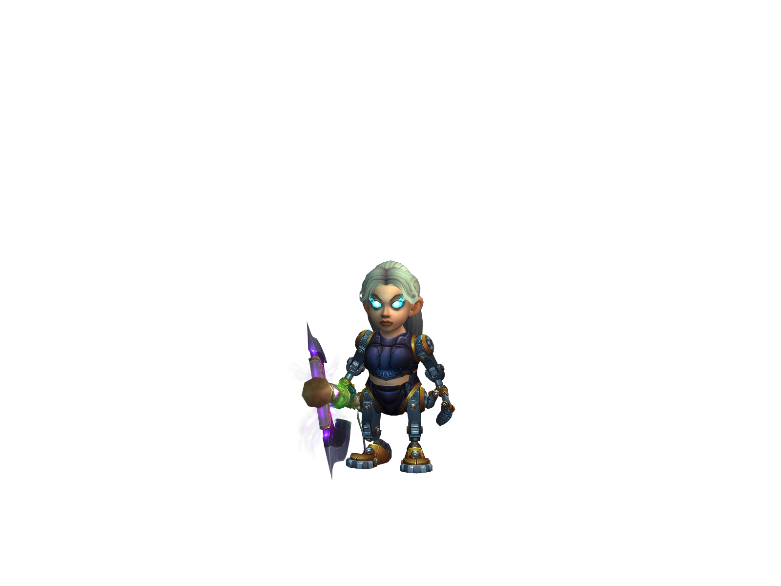 Xaxanoula 3D character render
