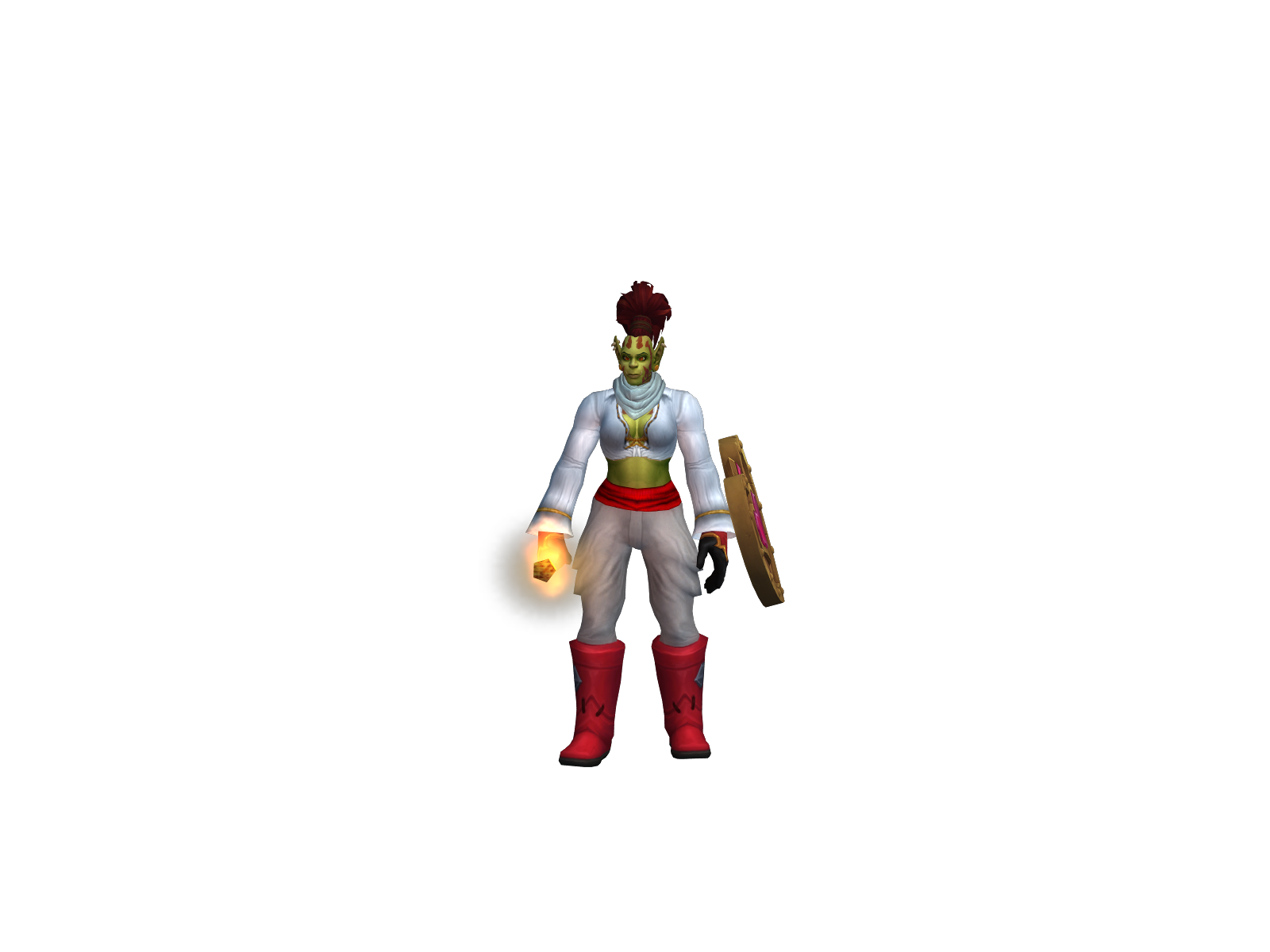 Dogeharp 3D character render