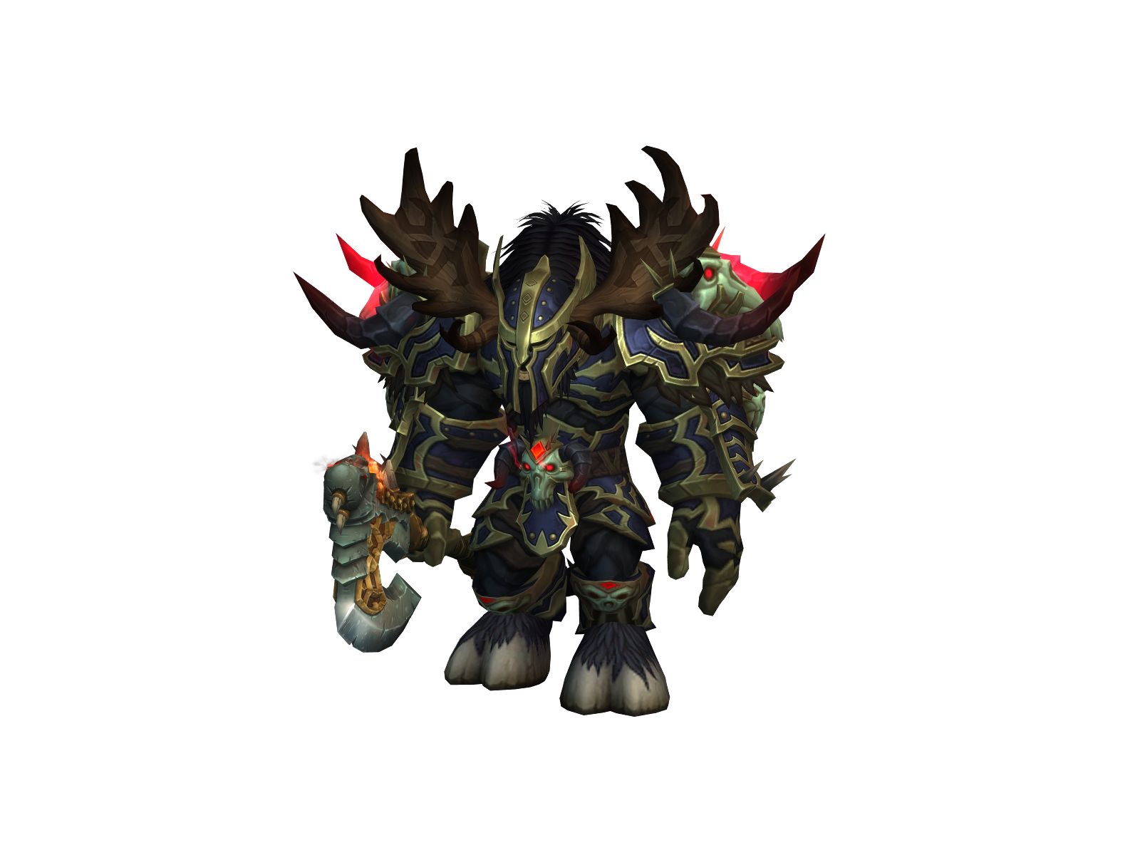 Bindrune 3D character render
